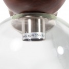 Babble vegglampe glass valnøtt thumbnail