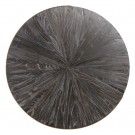 Sofabord brunt tre/rustfritt stål 90x90x45 thumbnail