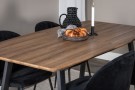 Inca rektangulært spisebord 160 x 85 valnøtt thumbnail
