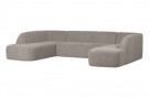 WOOOD SLOPING U-SHAPE SOFA OFF WHITE MELANGE thumbnail