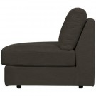 Vtwonen FAMILY 1-SEAT ELEMENTROUND CORNERLEFT WOVENFABRIC ANTHRACITE thumbnail