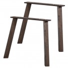 WOOOD SET OF 2 - HAARLEM 4-POSITION LEG OAK MYSTIC BROWN [fsc] thumbnail