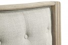 Gummitre lin sengegavl 180x10x120 beige thumbnail