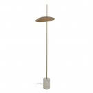 Gulvlampe matt gyllent jern/marmor 35x35x148 thumbnail