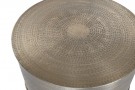 ACADA TABLE SET 4 ALUMINIUM 90X90X47 AGED GOLDEN thumbnail