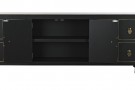 TV CABINET SPRUCE MDF 130X26X51 ORIENTAL BLACK thumbnail