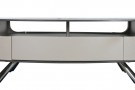COFFEE TABLE MARBLE STEEL 140X75X40 MB-217636 thumbnail
