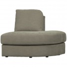 Vtwonen FAMILY 1-SEAT ELEMENT ROUND CORNERRIGHT WOVENFABRIC WARMGREY thumbnail