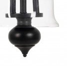 CEILING LAMP BLACK METAL / GLASS 33 X 33 X 54 CM thumbnail