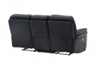 Saranda reclinersofa svart thumbnail
