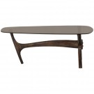 WOOOD FLASH COFFEE TABLE MANGO WOOD/GLASS WALNUT thumbnail