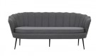 Calais 3-seter sofa grå thumbnail