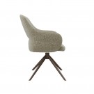 BERN DINING CHAIR MUSHROOM BOUCLE/BROWN thumbnail