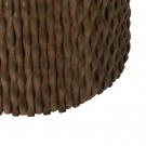 DINING TABLE WHITE-BROWN MARBLE/WOOD 120 X 120 X 76,50 CM thumbnail