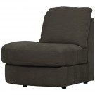 Vtwonen FAMILY 1-SEAT ELEMENTROUND CORNERLEFT WOVENFABRIC ANTHRACITE thumbnail