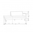 WOOOD RODEO DAYBED RIGHT VELVET OCHRE thumbnail