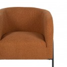 ARMCHAIR TERRACOTTA FABRIC-METAL ROOM 68 X 66 X 74 CM . 614514 slett thumbnail