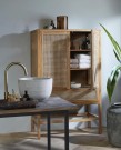 Merge cabinet med rotting i naturfarge thumbnail