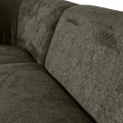 WOOOD SLOPING CORNER SOFA LEFT STRUCTURE VELVET FROST thumbnail