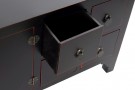 TV CABINET SPRUCE MDF 130X24X51 ORIENTAL BLACK thumbnail