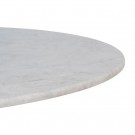 DINING TABLE WHITE-BROWN MARBLE/WOOD 120 X 120 X 76,50 CM thumbnail
