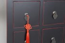 TV CABINET SPRUCE MDF 130X24X51 ORIENTAL BLACK thumbnail