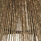 MAIN TABLE GLASS-NATURAL FIBER ROOM 80 X 80 X 35 CM thumbnail
