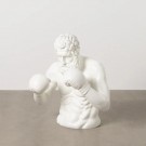 FIGURE BOXER WHITE RESIN 63 X 51 X 67 CM thumbnail