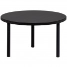 WOOOD  Laut salongbord furu rundt ø60cm dyp svart [fsc] thumbnail