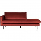 WOOOD RODEO DAYBED LEFT VELVET CHESTNUT thumbnail