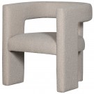 WOOOD TIWA ARMCHAIR BOUCLÉ BEIGE thumbnail