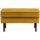 WOOOD RODEO HOCKER ON LEGS VELVET OCHRE thumbnail