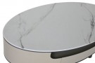 COFFEE TABLE MARBLE STEEL 140X75X40 MB-217636 thumbnail