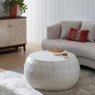 COFFE TABLE BEIGE CEMENT 92 X 92 X 45 CM613551 thumbnail
