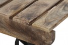 COFFEE TABLE MANGO METAL 130X80X32 WHEEL NATURAL thumbnail