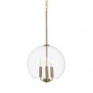 CEILING LAMP GOLD METAL / GLASS LIGHTING 30 X 30 X 60 CM thumbnail
