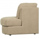 Vtwonen FAMILY 1-SEAT ELEMENT ROUND CORNER LEFT WOVEN FABRIC SAND thumbnail