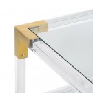Sofabord gull-transparent 100x100x45 thumbnail