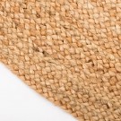 Rundt gulvteppe natur jute 120x120 thumbnail