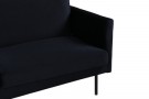Zoom 2-seter sofa svart thumbnail