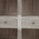 Veggskap grå mangotre 120xx40x182 thumbnail