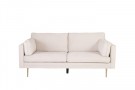 BESTSELGER Boom 3-seter sofa hvit  thumbnail