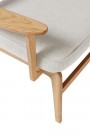 Hübsch Haze Lounge Chair Grey/Natural slett thumbnail