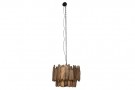 CEILING LAMP TEAK IRON 65X65X50 HECHO A MANO LA-217896 thumbnail