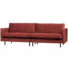 WOOOD RODEO CLASSIC SOFA 3-SEATER VELVET CHESTNUT thumbnail