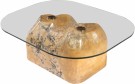 Aldabra sofabord i marmor og glass thumbnail