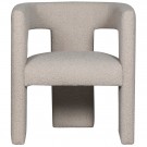 WOOOD TIWA ARMCHAIR BOUCLÉ BEIGE thumbnail