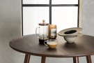 Sanford rundt spisebord Ø100 mørkebrunt thumbnail