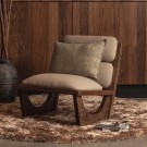 WOOOD OPULENT ARMCHAIR BOUCLÉ/WOOD NATURA thumbnail