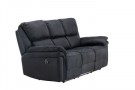Saranda reclinersofa svart thumbnail